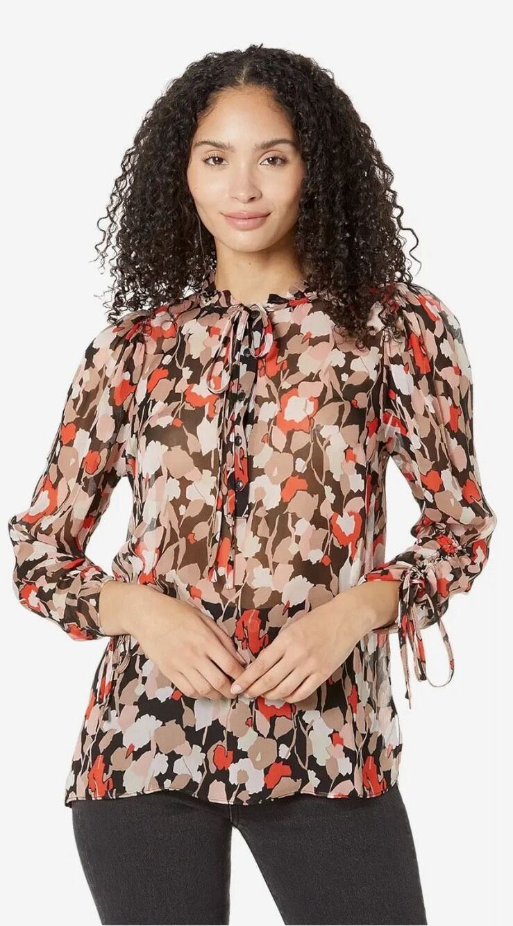 Ted Baker Vanessa Long Sleeve Blouse NWT Size 2/4-6